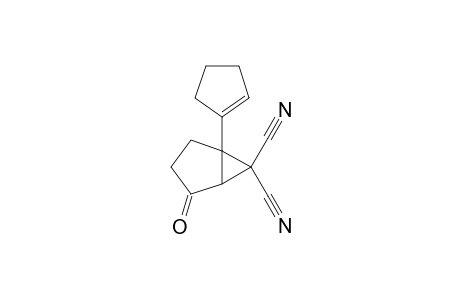 Bicyclo[3.1.0]hexan-2-one, 6,6-dicyano-5-(1-cyclopenten-1-yl)-