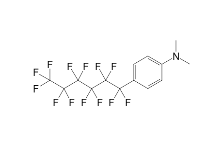 Dimethyl-[4-(1,1,2,2,3,3,4,4,5,5,6,6,6-tridecafluorohexyl)phenyl]amine