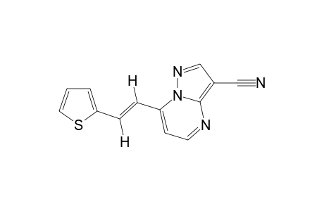 trans-7-[2-(2-THIENYL)VINYL]PYRAZOLO[1,5-a]PYRIMIDINE-3-CARBONITRILE