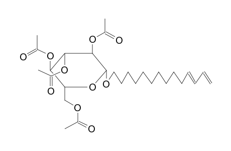 11,13-TETRADECADIEN-1-YL 2,3,4,6-TETRA-O-ACETYL-BETA-D-GLUCOPYRANOSIDE(11E/11Z MIXTURE)