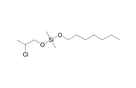 Silane, dimethyl(2-chloropropoxy)heptyloxy-