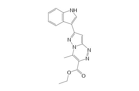 Ethyl 7-(1H-indol-3-yl)-4-methylpyrazolo[5,1-c][1,2,4]triazine-3-carboxylat