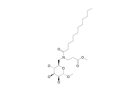 METHYL-6-DEOXY-6-[(DODECANOYL)-(2-METHOXYCARBONYLETHYL)-AMINO]-ALPHA-D-MANNOPYRANOSIDE