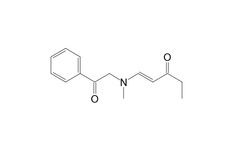 1-Penten-3-one, 1-[methyl(2-oxo-2-phenylethyl)amino]-