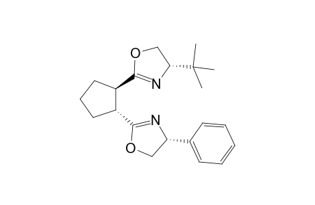 (1R,2R)-1-[4'-(S)-tert-Butyloxazolin-2'-yl]-2-[4"-(R)-phenyloxazolin-2"-yl]cyclopentane