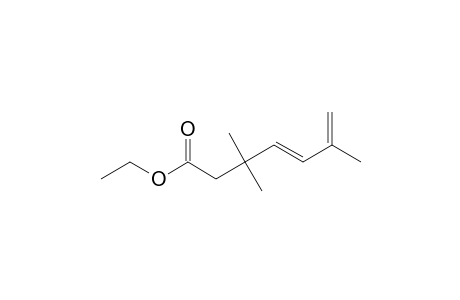 4,6-Heptadienoic acid, 3,3,6-trimethyl-, ethyl ester