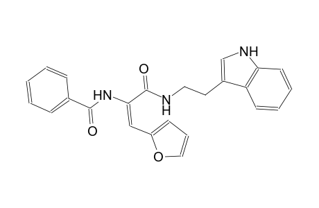 N-[(E)-2-(2-furyl)-1-({[2-(1H-indol-3-yl)ethyl]amino}carbonyl)ethenyl]benzamide