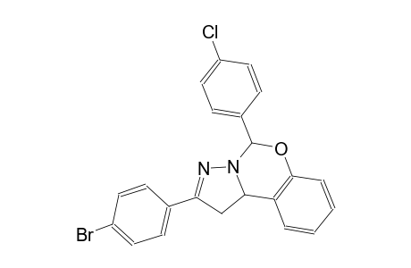 2-(4-bromophenyl)-5-(4-chlorophenyl)-1,10b-dihydropyrazolo[1,5-c][1,3]benzoxazine