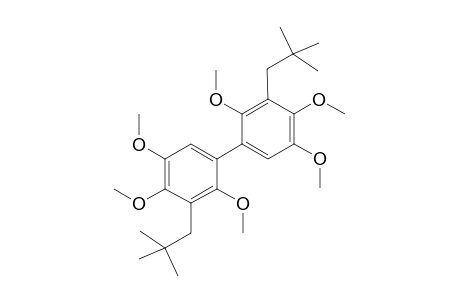 2,2',4,4',6,6'-Hexamethoxy-3,3'-bis(2,2-dimethylropyl)-1,1'-biphenyl