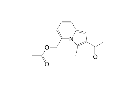 Ethanone, 1-[5-[(acetyloxy)methyl]-3-methyl-2-indolizinyl]-
