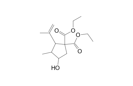 2-Methyl-3-(1'-methylethenyl)-4,4-dicarbethoxycyclopentanol