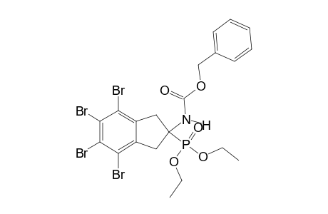 DIETHYL-2-(BENZYLOXYCARBONYLAMINO)-4,5,6,7-TETRABROMO-INDANE-2-PHOSPHONATE