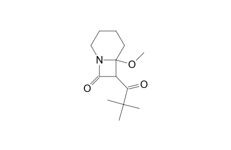 1-Azabicyclo[4.2.0]octan-8-one, 7-(2,2-dimethyl-1-oxopropyl)-6-methoxy-