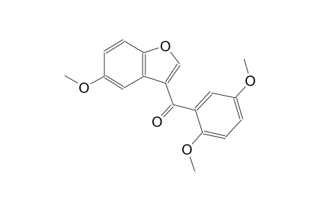 (2,5-Dimethoxyphenyl)(5-methoxy-1-benzofuran-3-yl)methanone