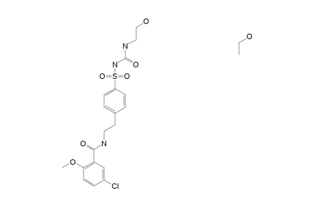 1-[[4-[2-(5-CHLORO-2-METHOXYBENZAMIDO)-ETHYL]-PHENYL]-SULFONYL]-3-(2-HYDROXYETHYL)-UREA