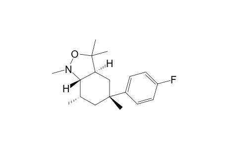rac-(3aS,5R,7S,7aS)-5-(4-fluorophenyl)-1,3,3,5,7-pentamethyloctahydrobenzo[c]isoxazole