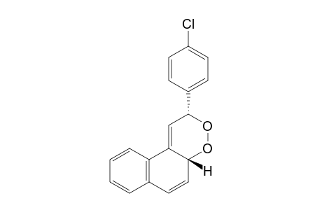 (+-)-(2R,4aR)-2-(4-Chlorophenyl)-2,4a-dihydronaphtho[2,1-c][1,2]dioxine