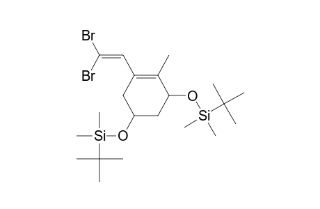 3,5-Bis(t-butyldimethylsiloxy)-2-methyl-1-(Dibromoethenyl)cyclohex-1-ene