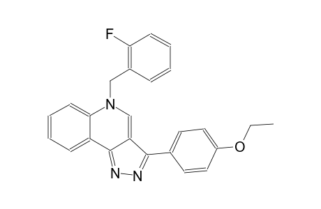 5H-pyrazolo[4,3-c]quinoline, 3-(4-ethoxyphenyl)-5-[(2-fluorophenyl)methyl]-