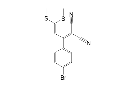 2-(4-BROMPHENYL)-1,1-DICYANO-4,4-BIS-(METHYLTHIO)-1,3-BUTADIEN