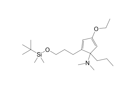 2-[3-[tert-butyl(dimethyl)silyl]oxypropyl]-4-ethoxy-N,N-dimethyl-1-propyl-1-cyclopenta-2,4-dienamine
