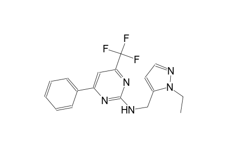 2-pyrimidinamine, N-[(1-ethyl-1H-pyrazol-5-yl)methyl]-4-phenyl-6-(trifluoromethyl)-