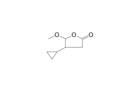5-METHOXY-4-CYCLOPROPYL-4,5-DIHYDRO-3H-FURAN-2-ONE (EPIMER 1)
