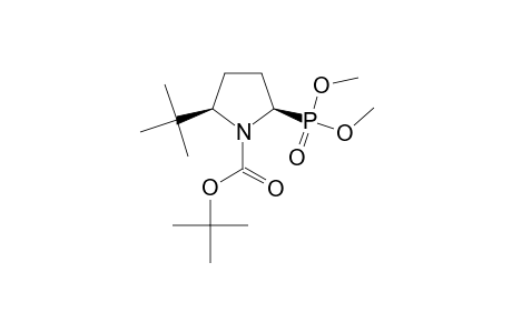 DIMETHYL-(2R,5S)-(-)-N-(TERT.-BUTOXYCARBONYL)-5-TERT.-BUTYLPYRROLIDINE-2-PHOSPHONATE
