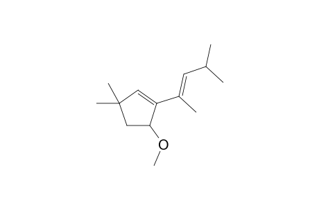 (E)-5-methoxy-3,3-dimethyl-1-(4-methylpent-2-en-2-yl)cyclopent-1-ene
