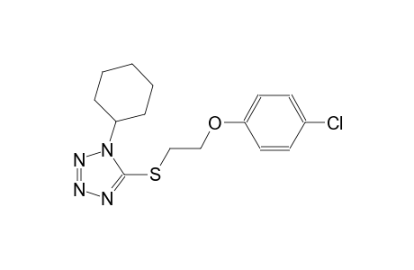 1H-tetrazole, 5-[[2-(4-chlorophenoxy)ethyl]thio]-1-cyclohexyl-