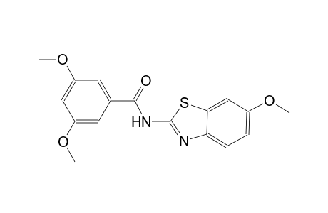 3,5-dimethoxy-N-(6-methoxy-1,3-benzothiazol-2-yl)benzamide