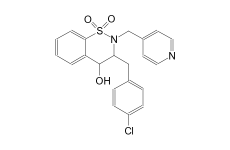 2H-1,2-benzothiazin-4-ol, 3-[(4-chlorophenyl)methyl]-3,4-dihydro-2-(4-pyridinylmethyl)-, 1,1-dioxide