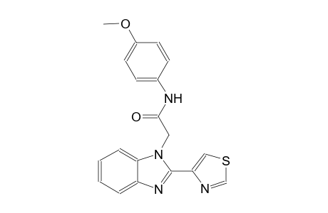 N-(4-methoxyphenyl)-2-[2-(1,3-thiazol-4-yl)-1H-benzimidazol-1-yl]acetamide