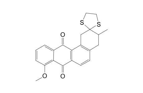 8-Methoxy-3-methyl-7,12-dioxo-1,2,3,4-tetrahydrobenzo[a]anthracene-2-dimethylene-dithioacetal