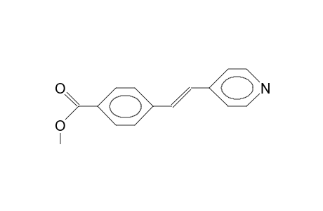 4-(4-Methoxycarbonyl-styryl)-pyridine