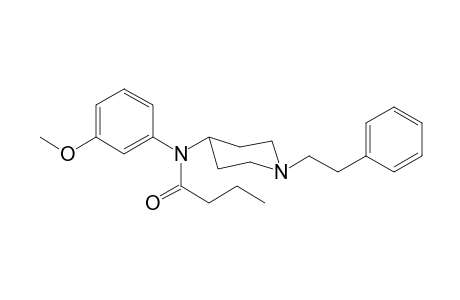 N-(3-Methoxyphenyl)-N-(1-(2-phenylethyl)piperidin-4-yl)butanamide