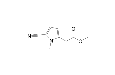2-(5-cyano-1-methyl-2-pyrrolyl)acetic acid methyl ester