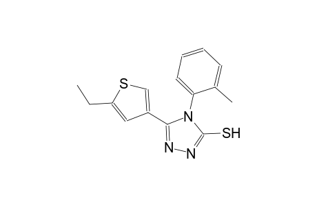 5-(5-ethyl-3-thienyl)-4-(2-methylphenyl)-4H-1,2,4-triazole-3-thiol