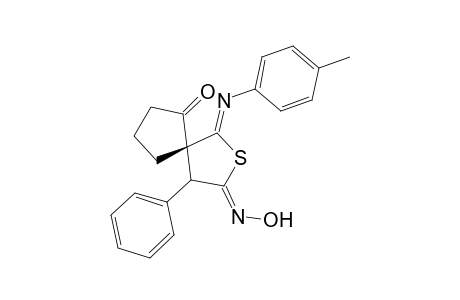 (R)-4-Phenyl-1-[(Z)-p-tolylimino]-2-thia-spiro[4.4]nonane-3,6-dione 3-oxime