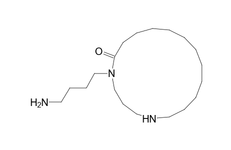 1,5-Diazacycloheptadecan-6-one, 5-(4-aminobutyl)-