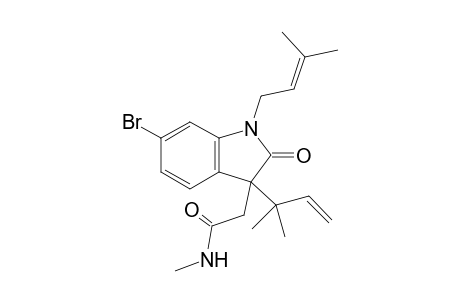 2-[6-bromo-1-(3-methylbut-2-enyl)-3-(2-methylbut-3-en-2-yl)-2-oxoindolin-3-yl]-N-methylacetamide
