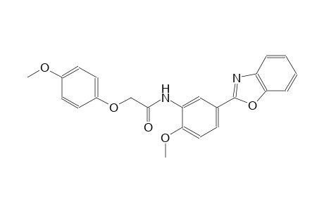 acetamide, N-[5-(2-benzoxazolyl)-2-methoxyphenyl]-2-(4-methoxyphenoxy)-