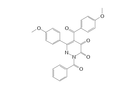 2-BENZOYL-5-(4-METHOXYBENZOYL)-6-(4-METHOXYPHENYL)-1,2-DIHYDRO-2H-PYRIDAZINE-3,4-DIONE