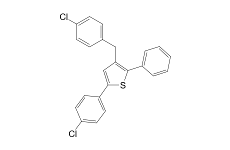3-(4-Chlorobenzyl)-5-(4-chlorophenyl)-2-phenylthiophene