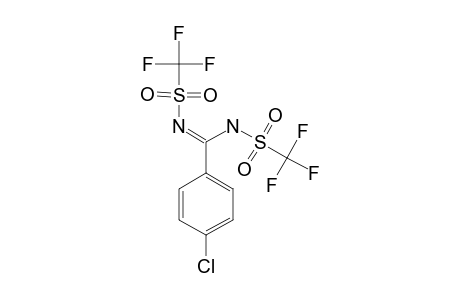 4-CHLORO-N,N'-BIS-(TRIFLUOROMETHYLSULFONYL)-BENZAMIDINE