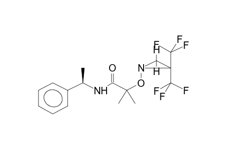 R(N),S(C)-(-)-1-(1-N-1-PHENYLETHYLCARBAMOYL-1-METHYLETHOXY)-2,2-BIS(TRIFLUOROMETHYL)AZIRIDINE