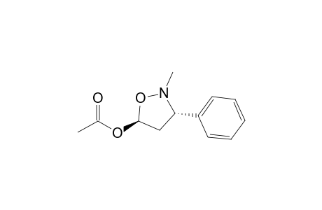 (3R*,5R*)-5-Acetoxy-2-methyl-3-phenylisoxazolidine