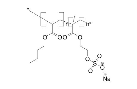 Poly(butyl acrylate-co-sodium sulfoxyethyl methacrylate)