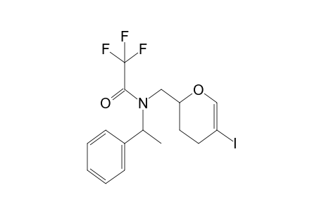 2,2,2-trifluoro-N-[(5-iodo-3,4-dihydro-2H-pyran-2-yl)methyl]-N-(1-phenylethyl)acetamide
