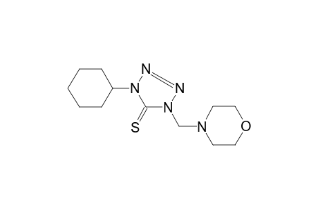 1-Cyclohexyl-4-(4-morpholinylmethyl)-1,4-dihydro-5H-tetraazole-5-thione